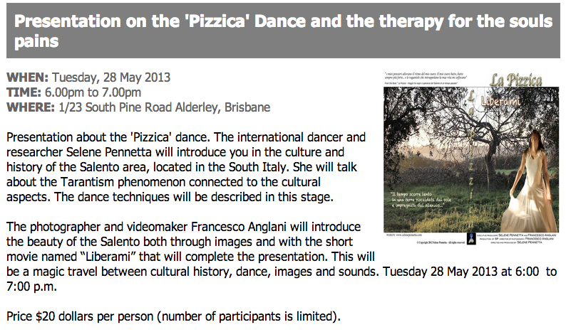 28May Pizzica Dance theraphy